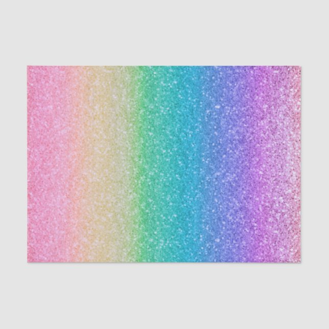 Papel De Seda Festa de Aniversário Bonita Brilho Cintilante Arco (Frente )