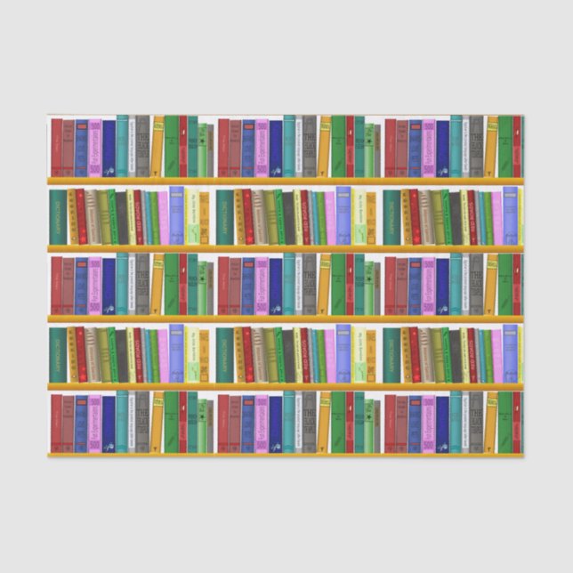 Papel De Seda Festa de aniversário de Livros de Dissociação (Frente )