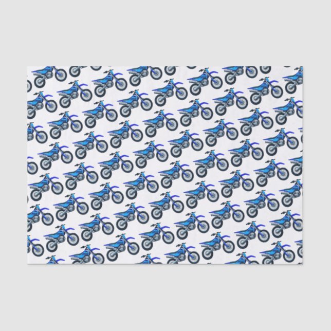 Papel De Seda Festa de aniversário de motocross Dirt (Frente )