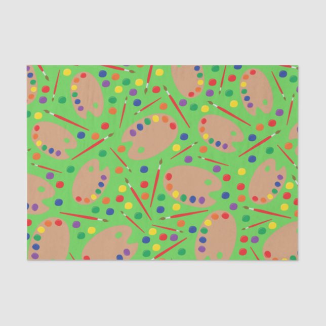 Papel De Seda Festa de aniversário de Pintura, Criança Cuta (Frente )