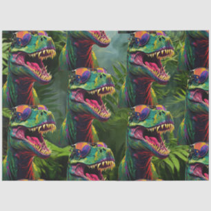 Papel De Seda Festa de aniversário Dino para Crianças
