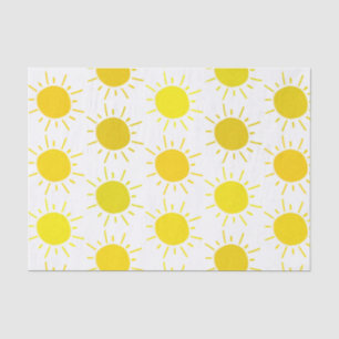 Papel De Seda Festa de aniversário Sol Amarelo Sunshine