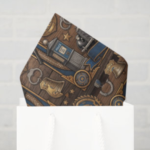 Papel De Seda Festa de Aposentadoria ou Aniversário de Oficial d