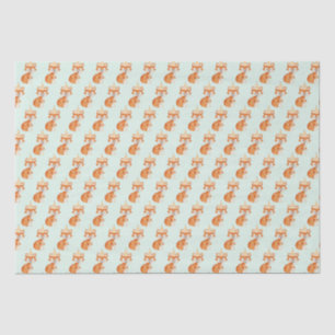 Papel De Seda Festa de Borracha de Fox Woodland Que Feliz Aniver