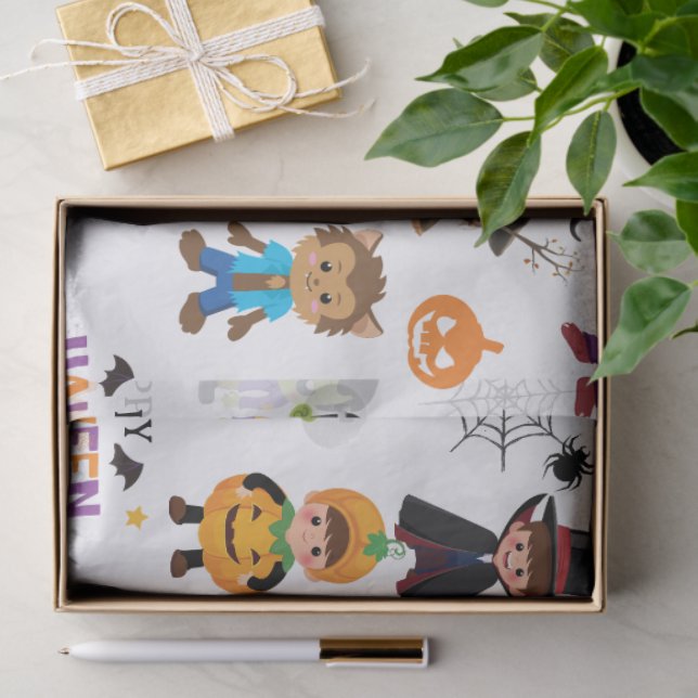 Papel De Seda Festa de Figurino de Halloween para Crianças Bonit (Presente)