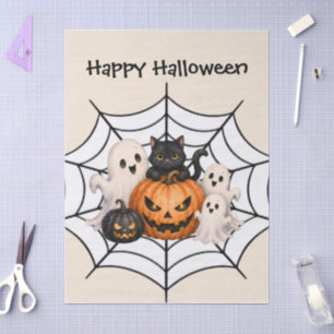 Papel De Seda Festa de Halloween Assustadora