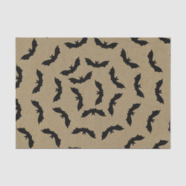 Papel De Seda Festa de Halloween do Kraft Russo do Bat Negro