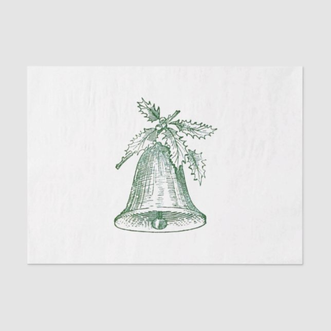 Papel De Seda Festa de Natal com Holly (Frente )