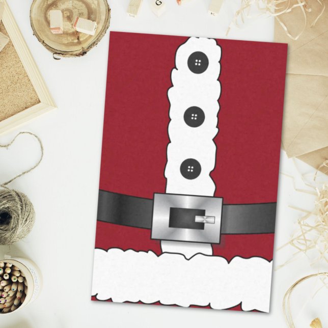 Papel De Seda festa de natal de Natal do Natal Santa Claus (holiday merry xmas christmas party Santa Claus Tissue Paper)