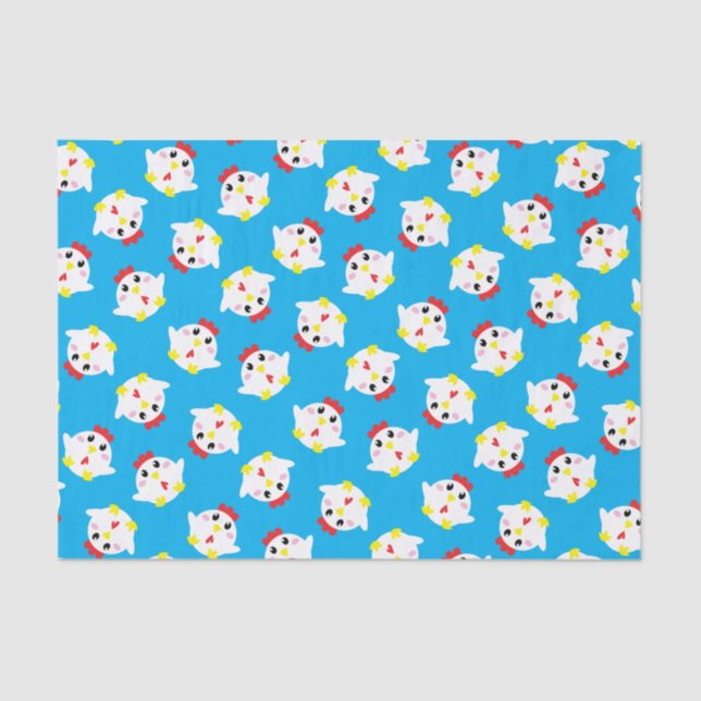 Papel De Seda Festa de primeiro aniversario de Fazendas de frang (Frente )