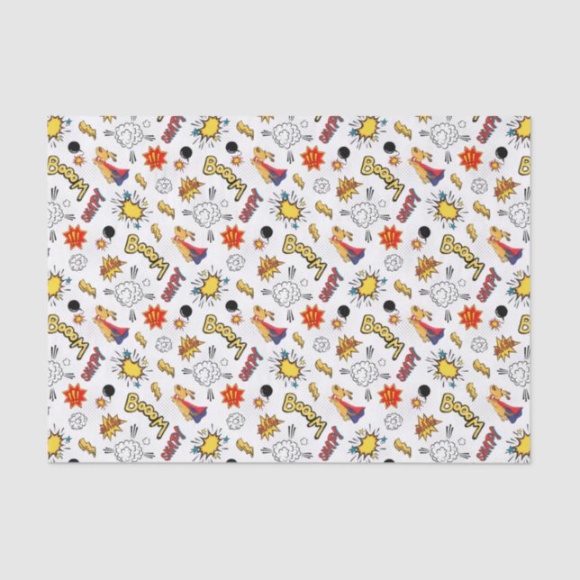 Papel De Seda festa de super-heróis de marés bonitas (Frente )