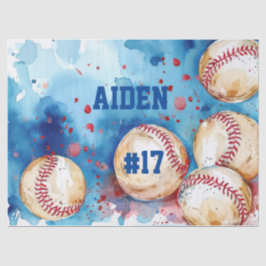 Papel De Seda Festa de Tema de Baseball Personalizada