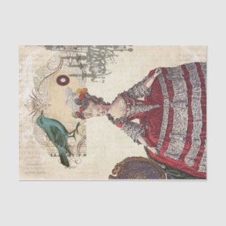 Papel De Seda Festa do Chá Vintage Paris Aniversário Marie Antoi