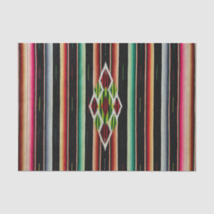 Papel De Seda Festa espanhola tradicional geral mexicana Serape