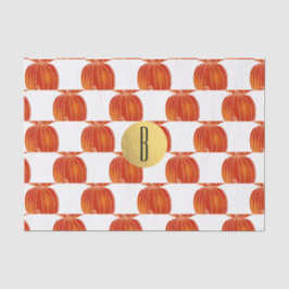Papel De Seda Festa Personalizada Dourada Glam Laranja Brilhante