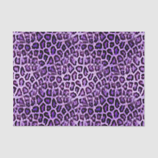 Papel De Seda Festa Rosa Impressão De Animal Leopardo Roxo Fofo
