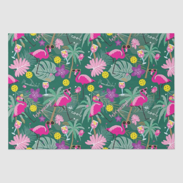 Papel De Seda 🤩 festa tropical com pijama,   (Frente )