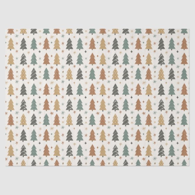 Papel De Seda Festive Harmony Wrapping Paper (Frente )