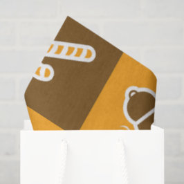 Papel De Seda Festive Holiday Grid Pattern