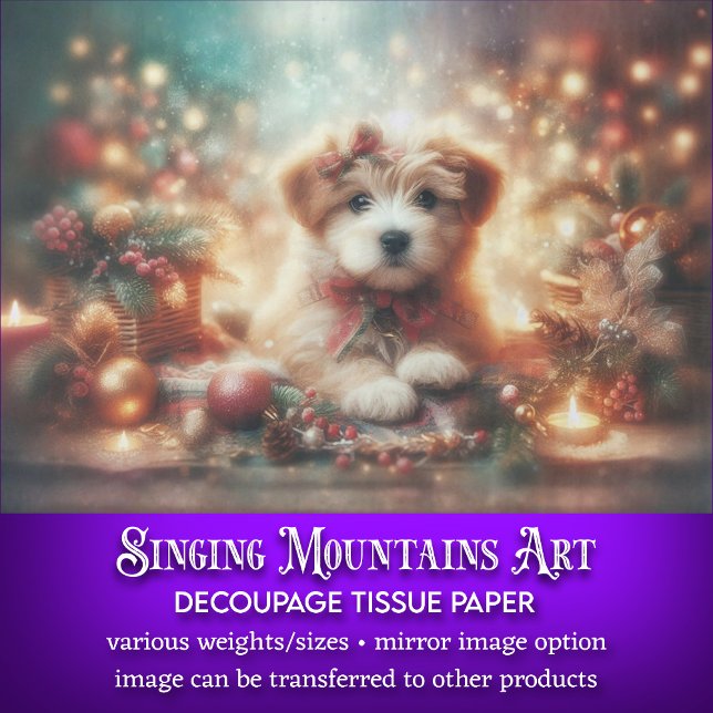 Papel De Seda Festivo Festivo, Bonito Decoupage (Criador carregado)