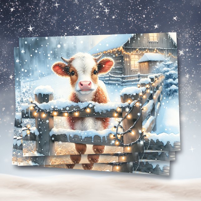 Papel De Seda Festivo Festivo Bonito Natal (Criador carregado)