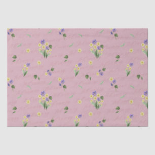 Papel De Seda Fezes do Mês do Nascimento de Febre Primrose Viole