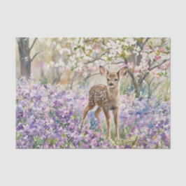 Papel De Seda Filhote e Phlox Roxo da Primavera 