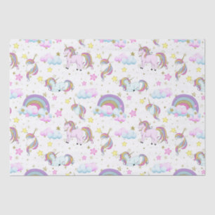 Papel De Seda Filme de fantasia unicórnio filhinhas de festa