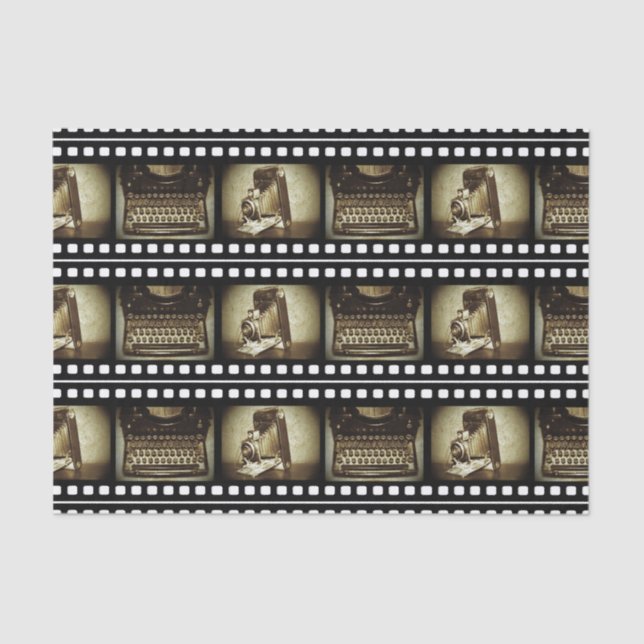 Papel De Seda Filme do vintage (Frente )