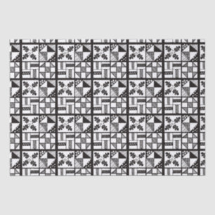 Papel De Seda Filtro preto e branco