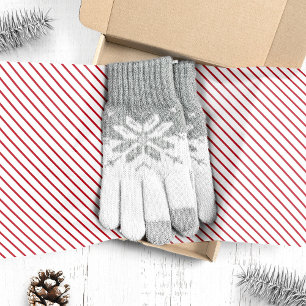 Papel De Seda Fino Vermelho e Branco Canas de Canas Stripe Natal