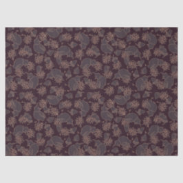 Papel De Seda Fio de aves no escuro e elegante