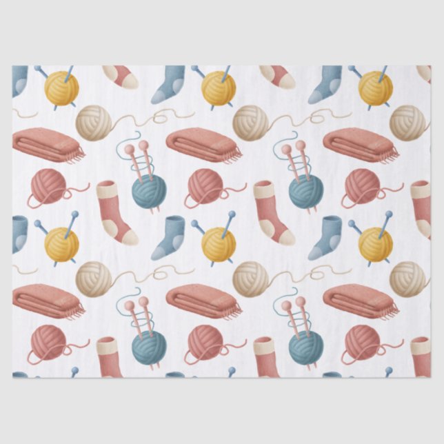 Papel De Seda Fios de desenho, cobertores e desligamento do Meia (Frente )