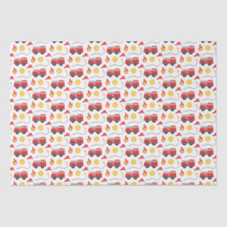 Papel De Seda Fire Truck Birthday