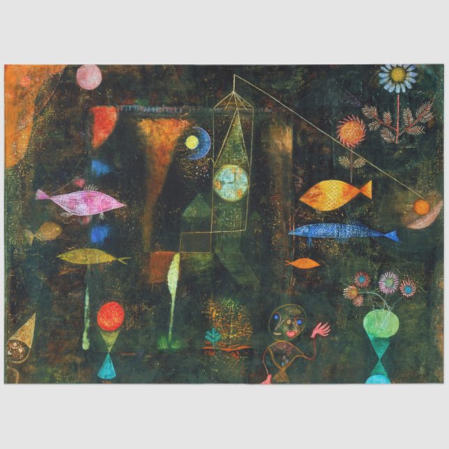 Papel De Seda Fish Magic, Paul Klee (Frente )