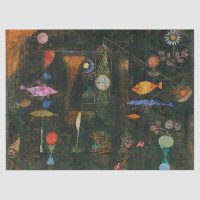 Papel De Seda Fish Magic - Paul Klee (Frente )