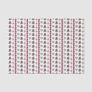 Papel De Seda Flaço de Casamento Bells Rosa de Flor Bridal Tecid