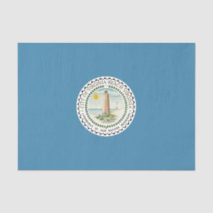Papel De Seda Flag of Virginia Beach (Virginia, EUA)