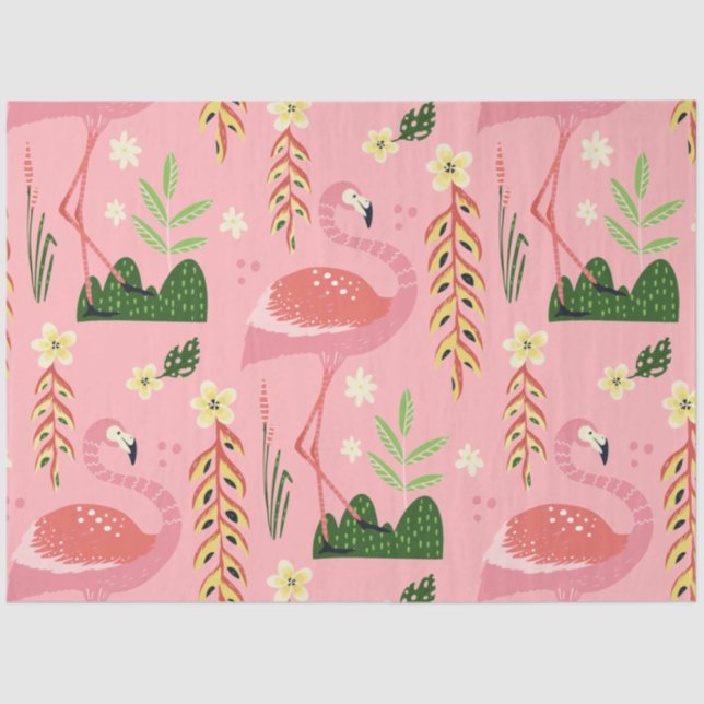 Papel De Seda Flamingo Summer Collection One Design 7 (Frente )