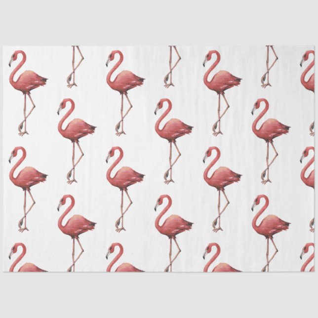 Papel De Seda Flamingo Tropical Vibes Series Design 2 (Frente )