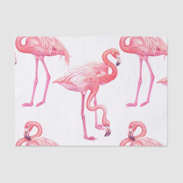 Papel De Seda Flamingos (Frente )