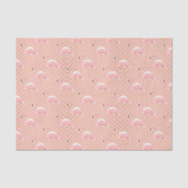 Papel De Seda Flamingos Rosa (Design 13 Série Rosa)