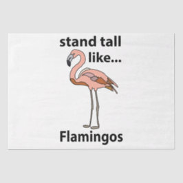 Papel De Seda Flamingos São Altos Como Flamingos Flamingo