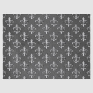 Papel De Seda Fleur De Lis na Decoupage de Cinzas