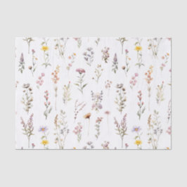 Papel De Seda Fleurs Sauvages Violettes Mariage Bohème Floral