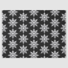 Papel De Seda Floco de Neve Silver Glitter