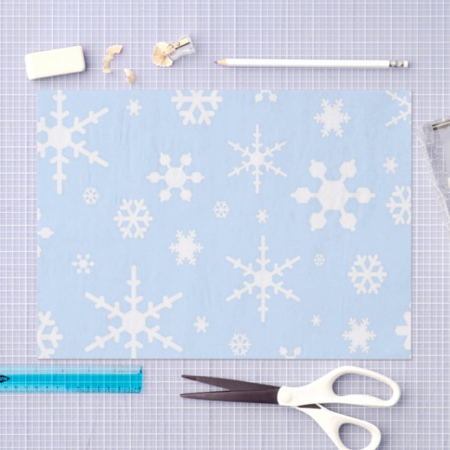 Papel De Seda Flocos de neve (Arte )