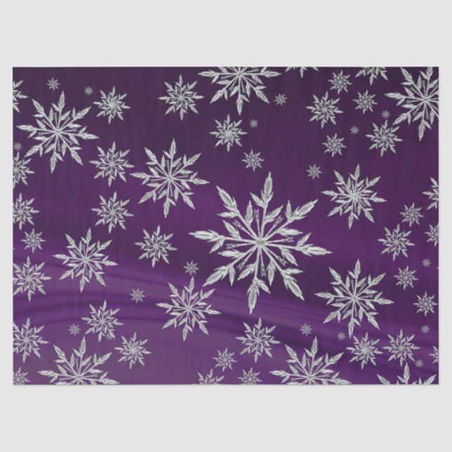 Papel De Seda Flocos de neve (Frente )