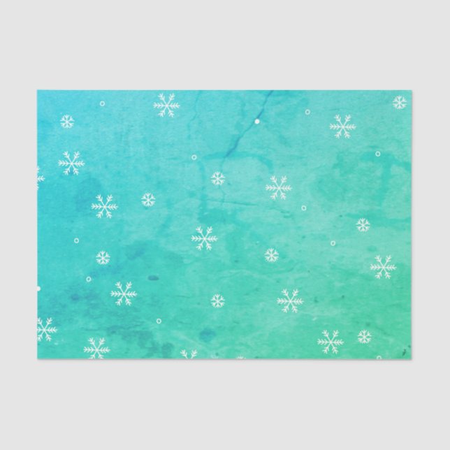 Papel De Seda Flocos de neve (Frente )