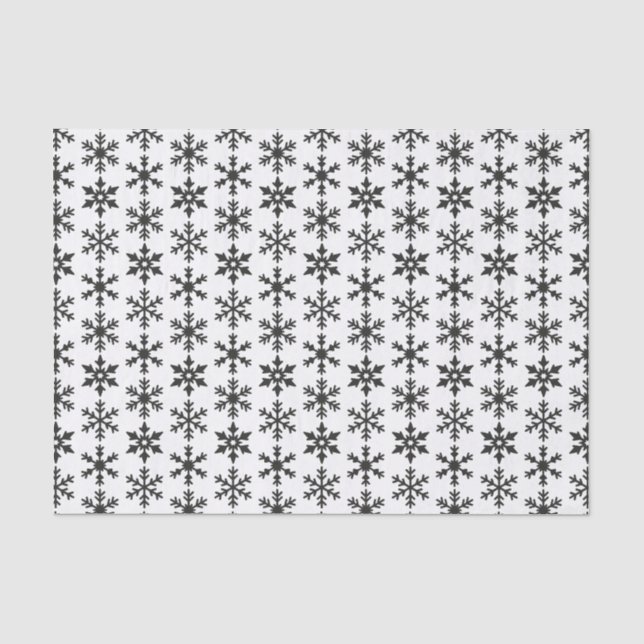 Papel De Seda Flocos de neve  (Frente )